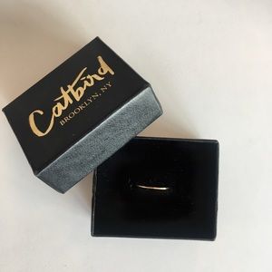 Catbird 14k Threadbare Ring